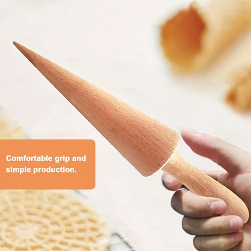 piercing Cone Maker Mold, Waffle Cone Maker Mold, Waffle Cone Shaping Tool for Homemade Ice Cream Dessert, Reusable Baking Mold with Easy Release Design - Image 2