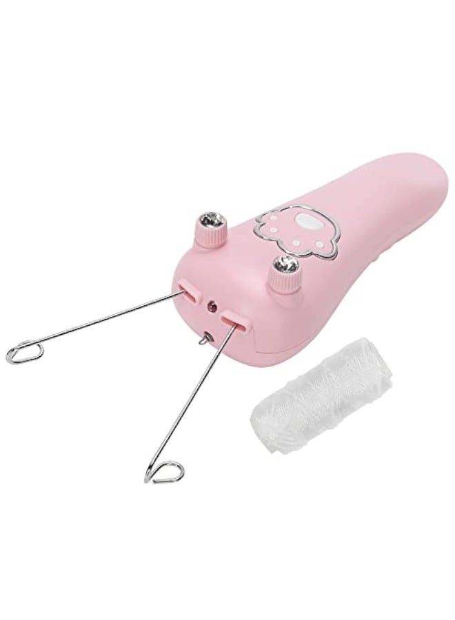 بروماس جهاز إزالة شعر الوجه بالخيط الكهربائي القابل لإعادة الشحن - وردي/أبيض - GW-9971 - Image 2