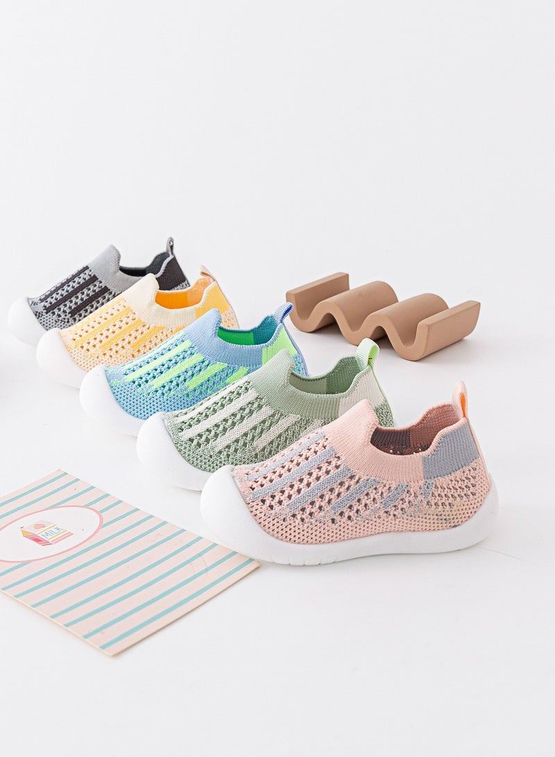 Trainers for Infant Toddler Boys Girls Shoes Breathable Mesh Soft Sole Lightweight Safer Non-Slip Toddler Sneakers Baby First Walking Shoes 6 - 36 Months  - Image 4