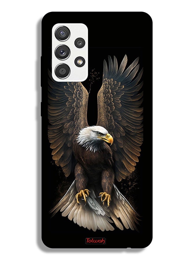 Tolwak Samsung Galaxy A32 5G Protective Case Cover Eagle Spread Wings - Image 1