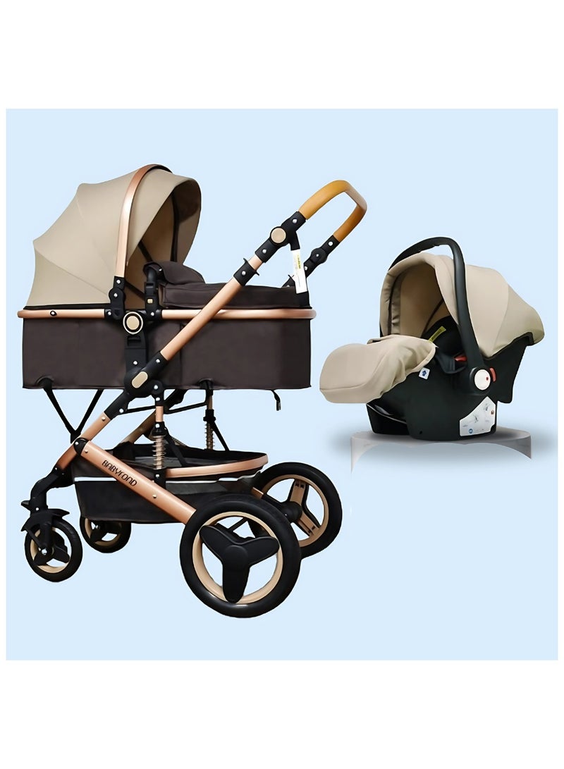 belecoo Baby Stroller High View With Shock Absorption System - Image 1