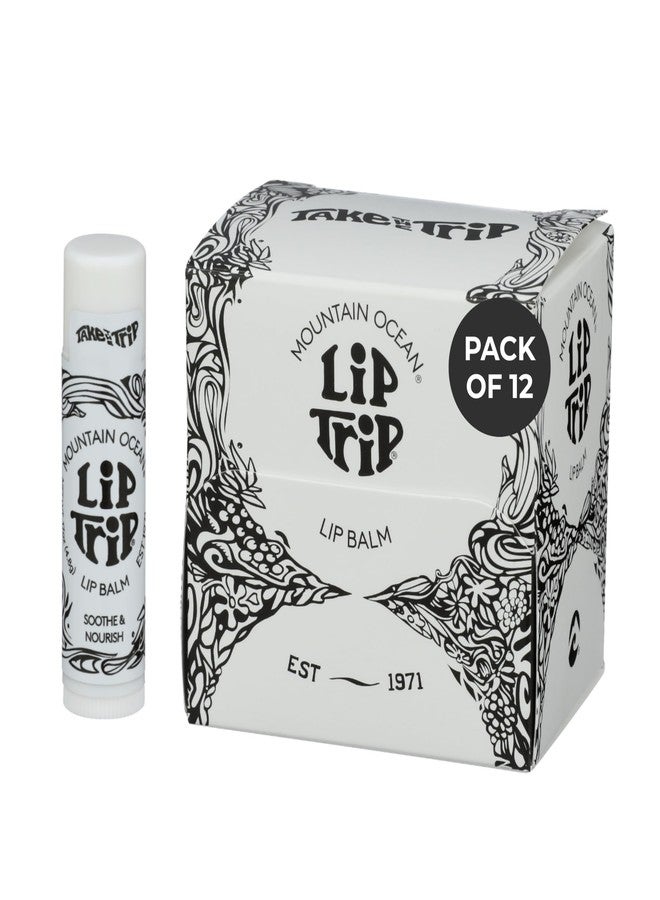 Mountain Ocean The Original Skin Trip Lip Balm, .17 Oz Tube (Pack of 12, Nourishing, Healing & Hydrating Lip Moisturizer, with Lanolin, Beeswax & Coconut Oil (New Look, Same Formula - Image 1