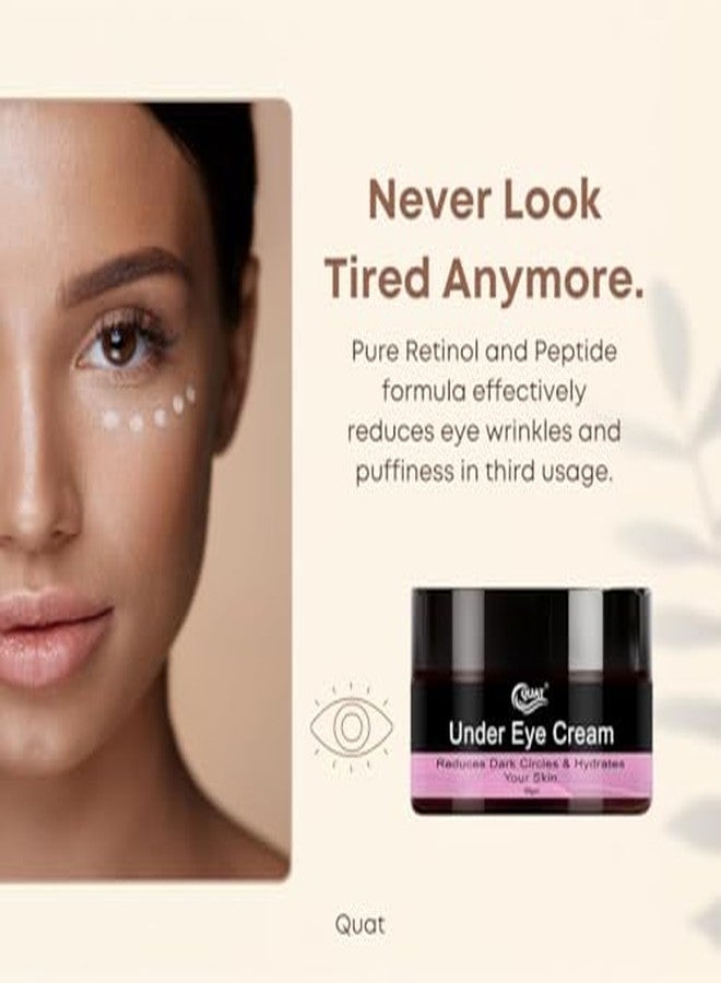 QUAT Under Eye Cream 50g | Reduces Dark Circles, Puffiness & Fine Lines | Brightening, Hydrating & Firming Eye Cream for Smooth, Refreshed Under-Eye Skin - Image 3