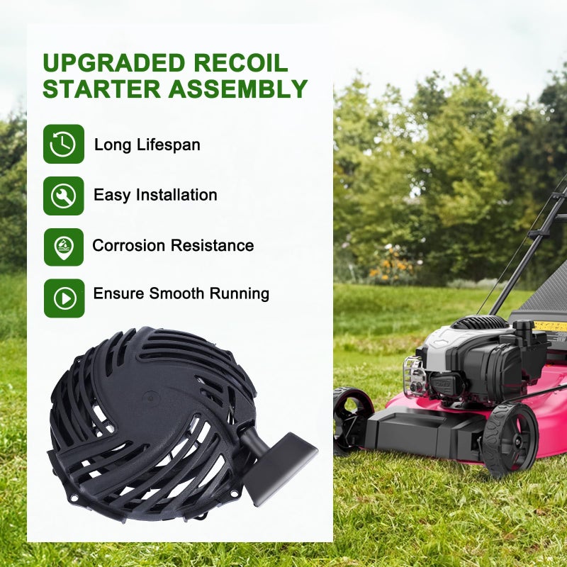 Dalom 591139 593959 Recoil Pull Start Assembly for Troy Bilt TB110 TB200 Bris Strton 450E 500E 550E 575E 590588 593961 Rewind Starter 140CC Engine Lawn Mower Parts - Image 2
