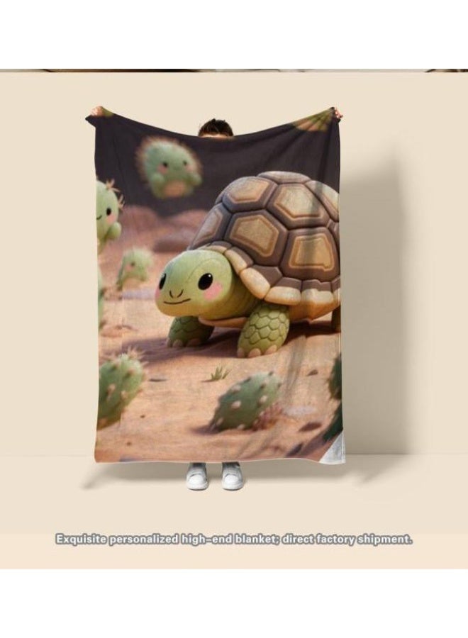 عام بطانية رقيقة من الفانيلا الكرتونية للأطفال والرضع (دافئة ومريحة، ومناسبة للنوم والألعاب) 70 سم * 100 سم - Image 3