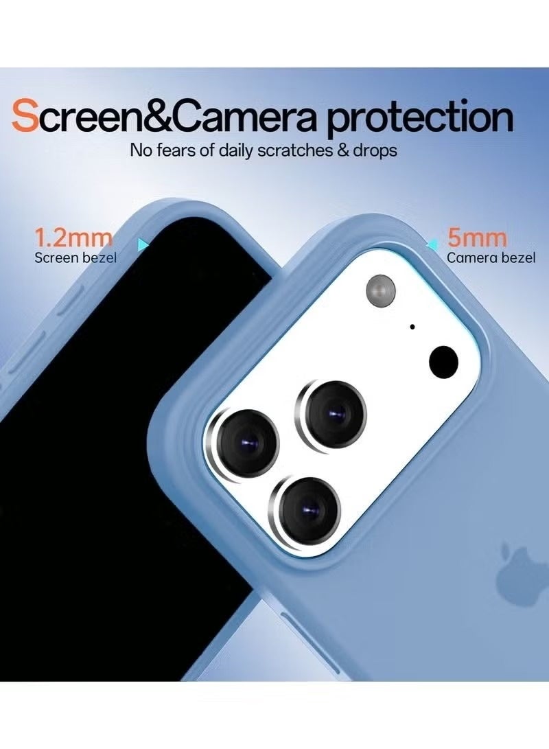 iPhone 17 Pro Liquid Silicone Case | Silky Soft Touch Shockproof Protective Cover | Anti-Scratch Full-Body Back Case for iPhone 17 Pro 6.3-Inch | Durable Slim Fit Silicone Phone Case - Image 3
