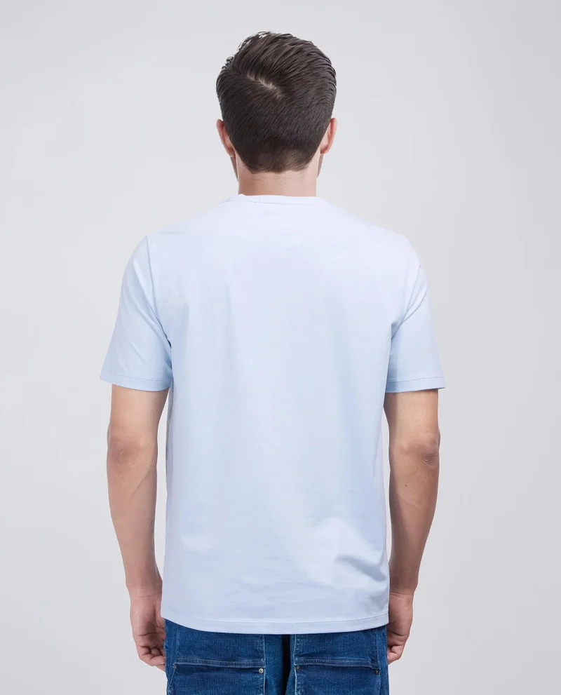 Rare Rabbit Men's Houndstooth Regular Fit Graphic T-Shirt