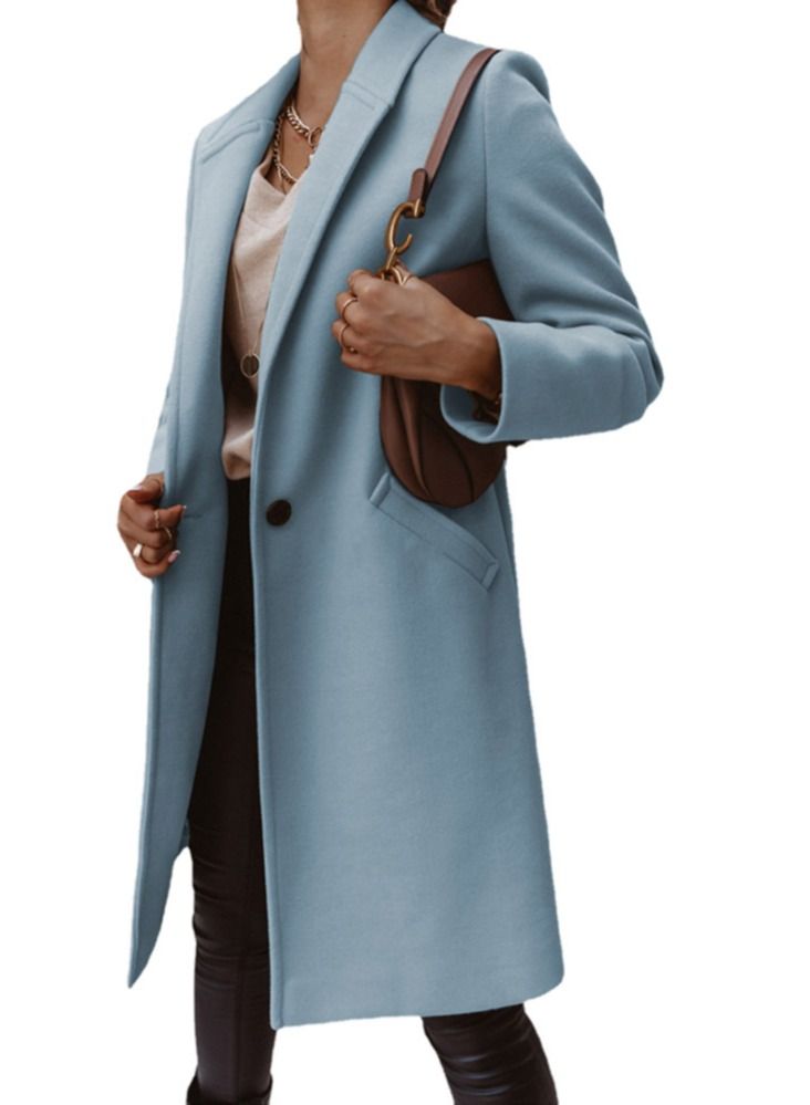 Loquat New Autumn And Winter Fashion Simple Overcoat 