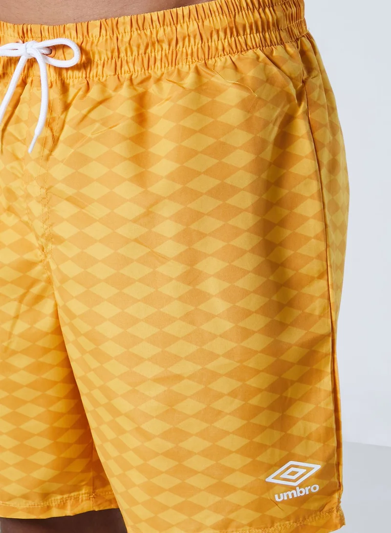 umbro Diamond Checkerboard Swim Shorts