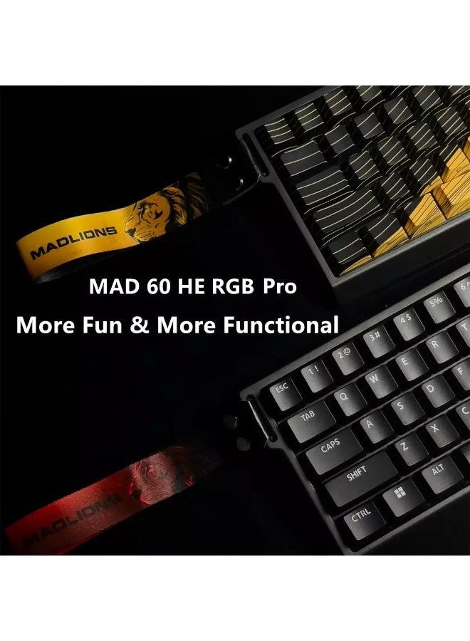 مادليونس لوحة مفاتيح الألعاب المغناطيسية MAD 60 HE - مفاتيح مغناطيسية بتقنية تأثير هول من نوع Amber Pro - معدل استجابة 8000 هرتز - معدل مسح 32 ألف - زمن استجابة 0.125 مللي ثانية - دقة 0.02 مم - وضع التشغيل السريع - Image 3