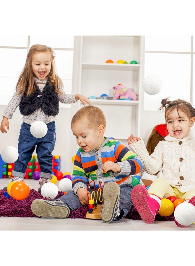 Civaner 30 Pieces Mini Volleyball Stress Balls 2.36 Inch Foam Sports Balls Tiny Volleyball Toys For Children For Stress Relief, Party Favor Toys, Ball Games (White) - Image 5