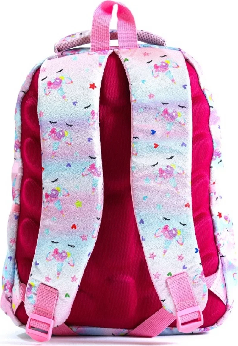 Esbuik New Season Lunchbox and Pen Holder Gift Orthopedic - Unicorn Patterned 3-Piece School Bag Set
