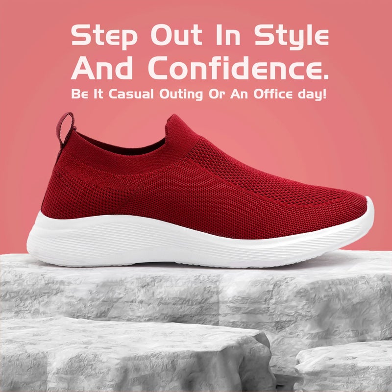 Face حذاء رياضي أحمر للرجال - Image 1