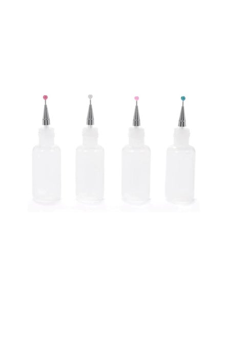 Crafters Toolbox Applicator Bottles Ultra fine Tip 20 ml 4 assorted size