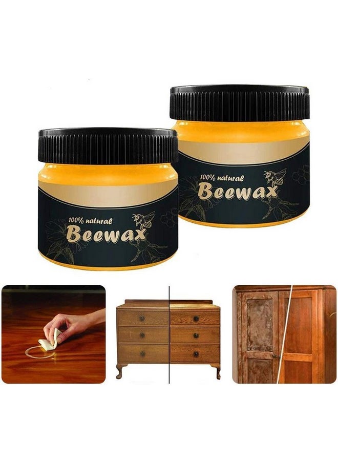 Pelikas Wood Seasoning Bee Wax With Spounges Natural Traditional Beeswax Polish Wood Furniture Polish And Cleaner For Wood For Furniture To Beautify & Protect (Beewax Furniture Polish Cream)  - Image 4