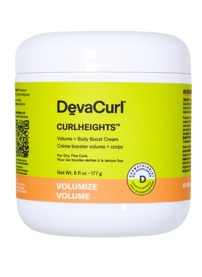 DevaCurl DevaCurl CurlHeights Volume + Body Boost Cream, 6 oz  - Image 1