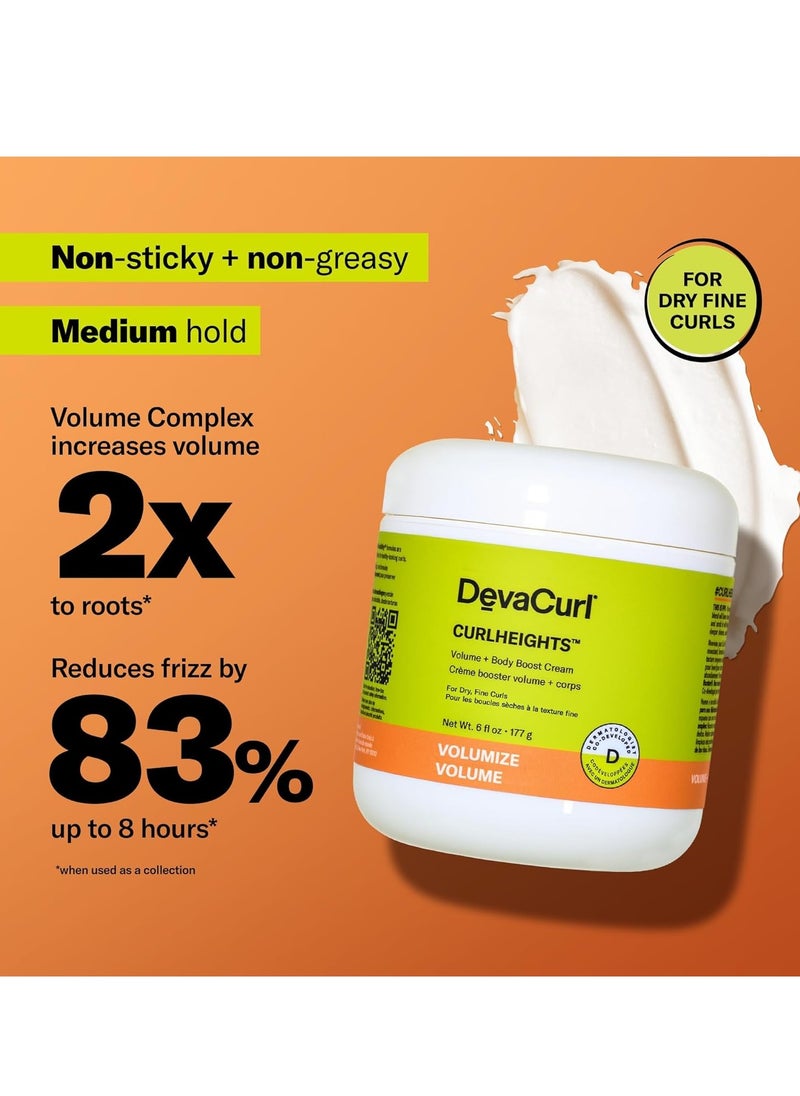 DevaCurl DevaCurl CurlHeights Volume + Body Boost Cream, 6 oz  - Image 4