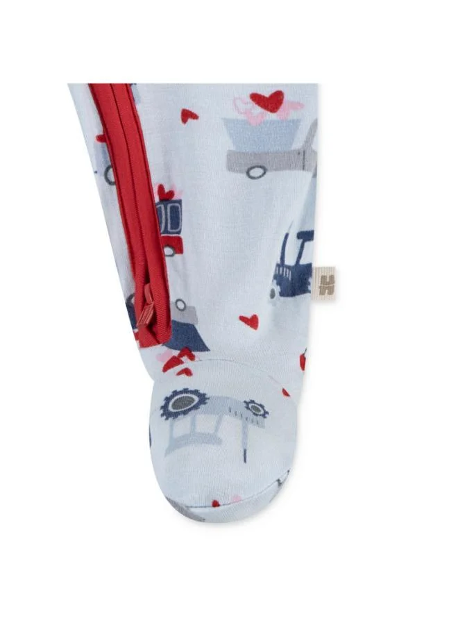 HUGGIES SEASONAL FOOTED COVERALL