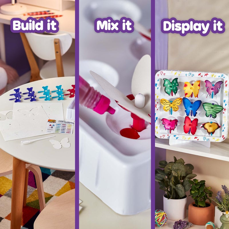 Crayola Paper Butterfly Science Kit, STEAM Toy, Gift for Kids, Ages 7, 8, 9, 10 - Image 3