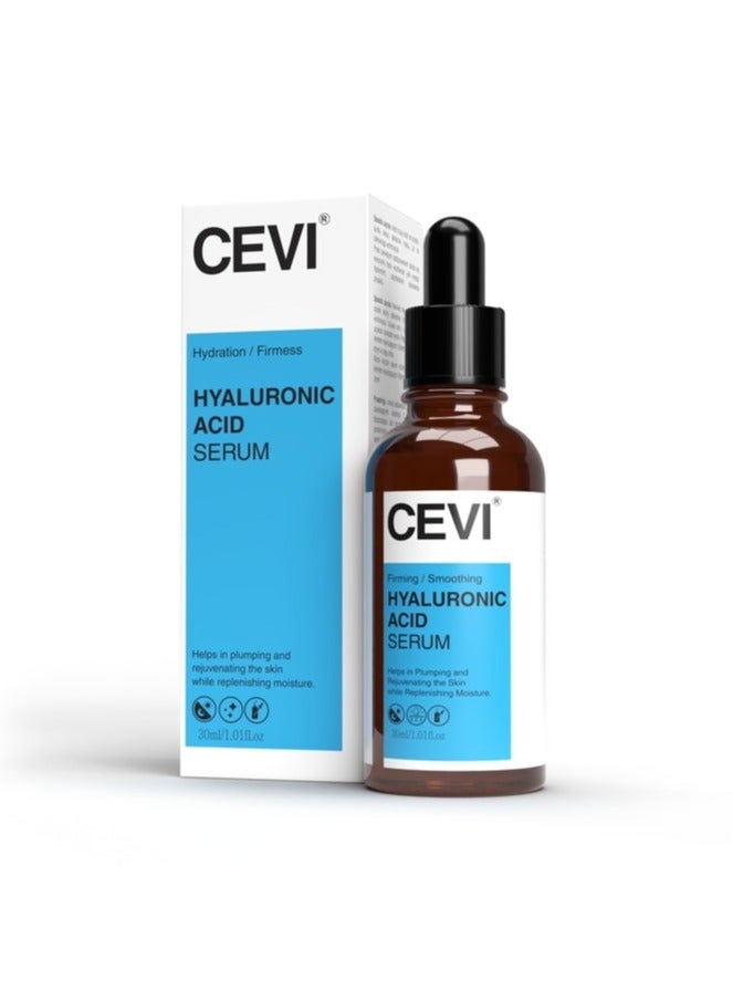 سيفى سيروم الوجه بحمض الهيالورونيك من CEVI® مع مُركّب مُثبّت للرطوبة  يُرطّب البشرة بعمق ويُضفي عليها مظهرًا ممتلئًا، لجميع أنواع البشرة