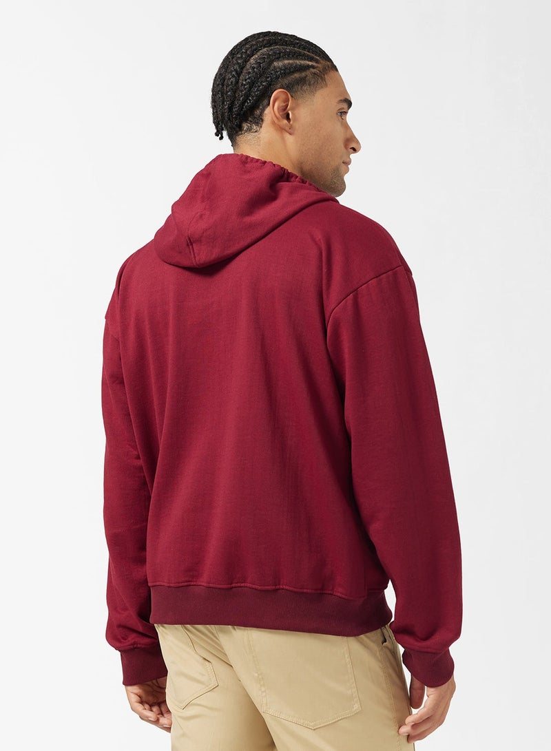 Seventy Five Graphic Pullover Oversize Hoodie - Image 2