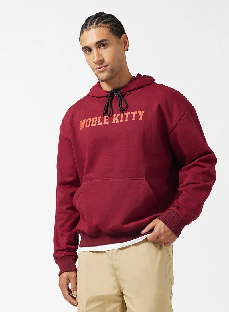 Seventy Five Graphic Oversized Hoodie