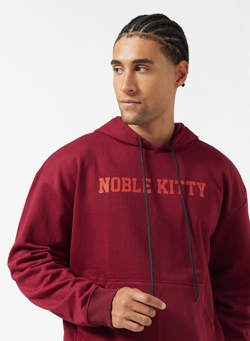 Seventy Five Graphic Pullover Oversize Hoodie - Image 1