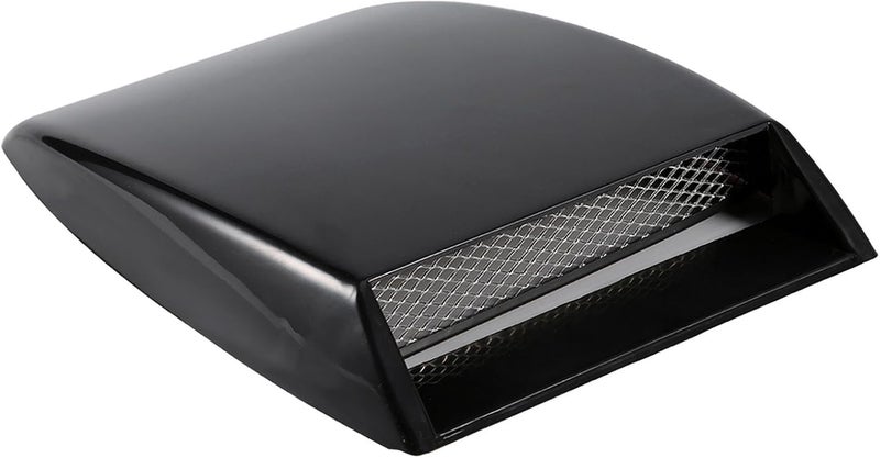 HEEPDD Universal Car Classy Air Flow Intake Scoop, ABS Material, Easy Installation, Customized Look for Most Cars Universal Car Classy Air Flow Intake Scoop, Nan Automotive Interior and (Black) - Image 2