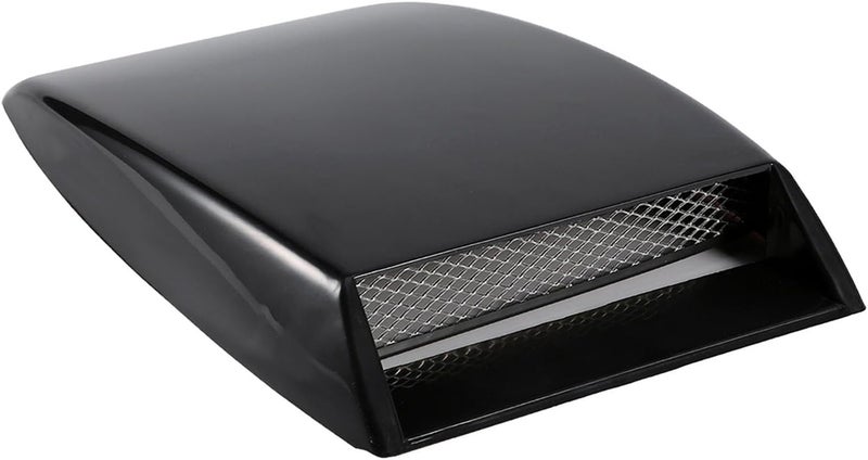 HEEPDD Universal Car Classy Air Flow Intake Scoop, ABS Material, Easy Installation, Customized Look for Most Cars Universal Car Classy Air Flow Intake Scoop, Nan Automotive Interior and (Black) - Image 1