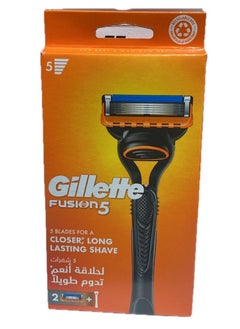 Gillette Fusion Men's Razor + 2 Blades 