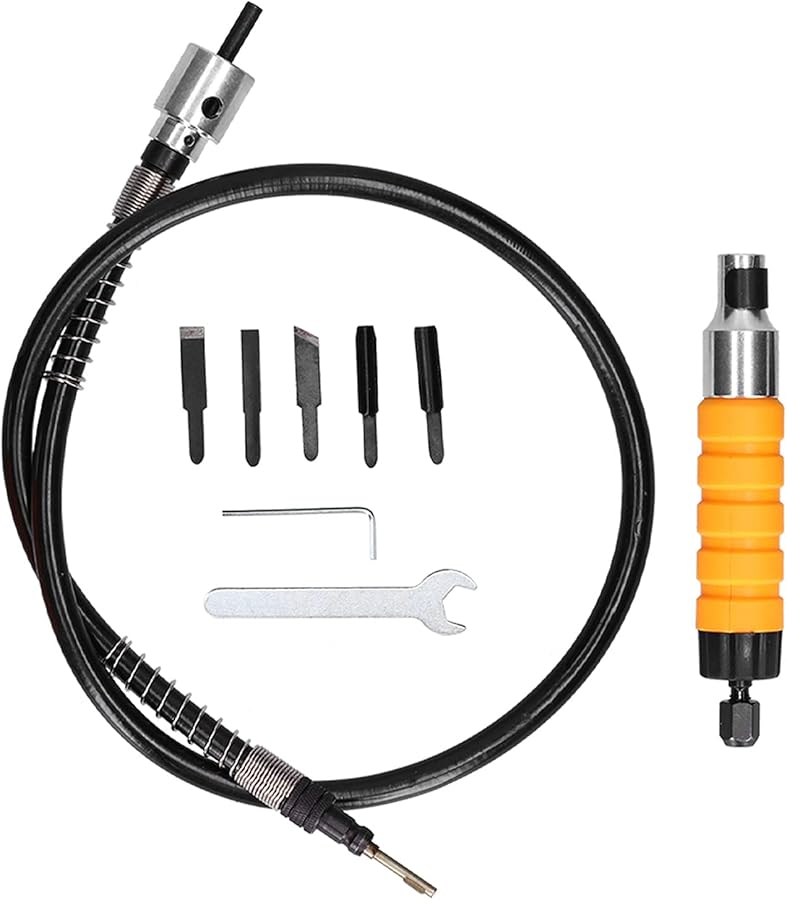 Flexible Shaft Electric Wood Chisel Carving Tool for Woodworking Sculpture Steel - Image 3