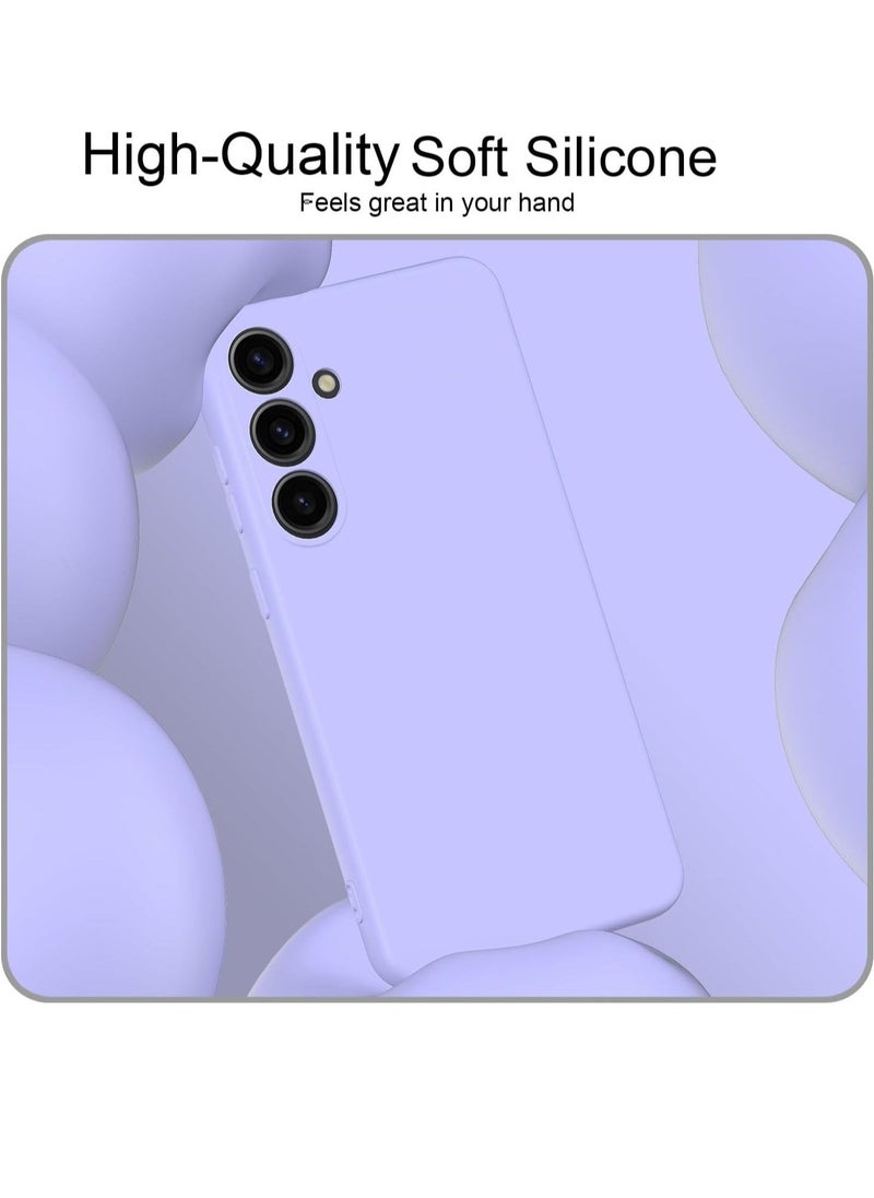 Raxoom Slim Liquid Silicone Case for Samsung Galaxy S24 Plus,with Scratch-Resistant Microfiber Lining Shockproof Soft Silicone Protective Case for Samsung S24 Plus (Purple) - Image 3