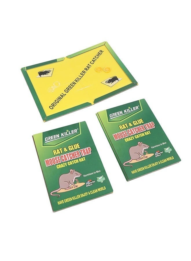 Green Killer Mouse and Rat Glue Traps, High Viscosity Rodent Catcher - Image 4