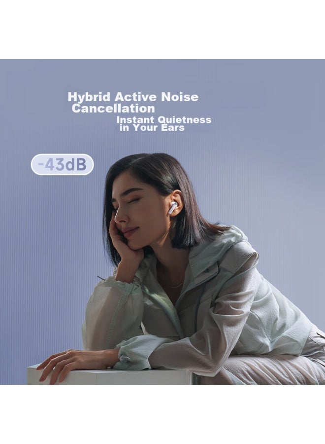 Walker Flower Edifier Hua Zai Zero Pro Wireless Active Noise Cancelling Bluetooth Earphones, In-ear Headphones, Compatible With Apple, Huawei, Xiaomi, Muguai - Image 2