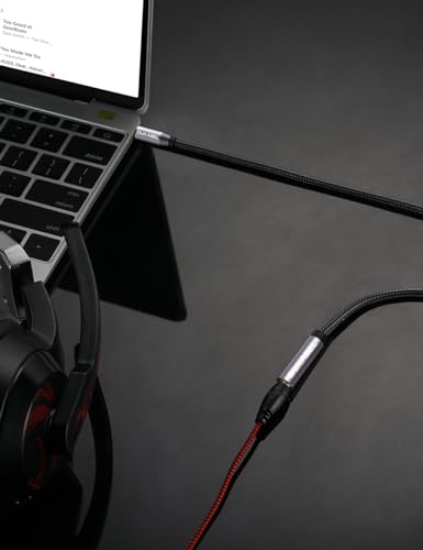 DUKABEL Headphone Extension Cable, 3.5mm TRRS Headphone Extension with Mic Male to Female Stereo Audio Cable for Smartphone,PC,TV,Headset,PS4 Controller,Car,Speaker etc.(4ft/1.2m) - Image 5