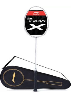 Turbo Badminton String  X 70 G5 Badminton Racket - White/Black (Strung)