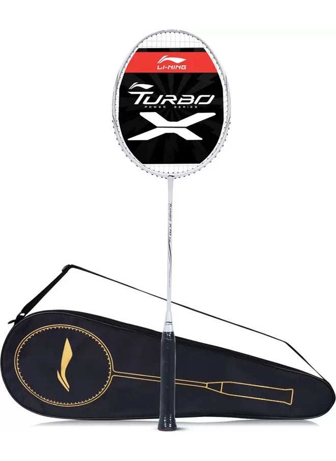 Li-Ning - Turbo Badminton String  X 70 G5 Badminton Racket - White/Black (Strung) - Image 1