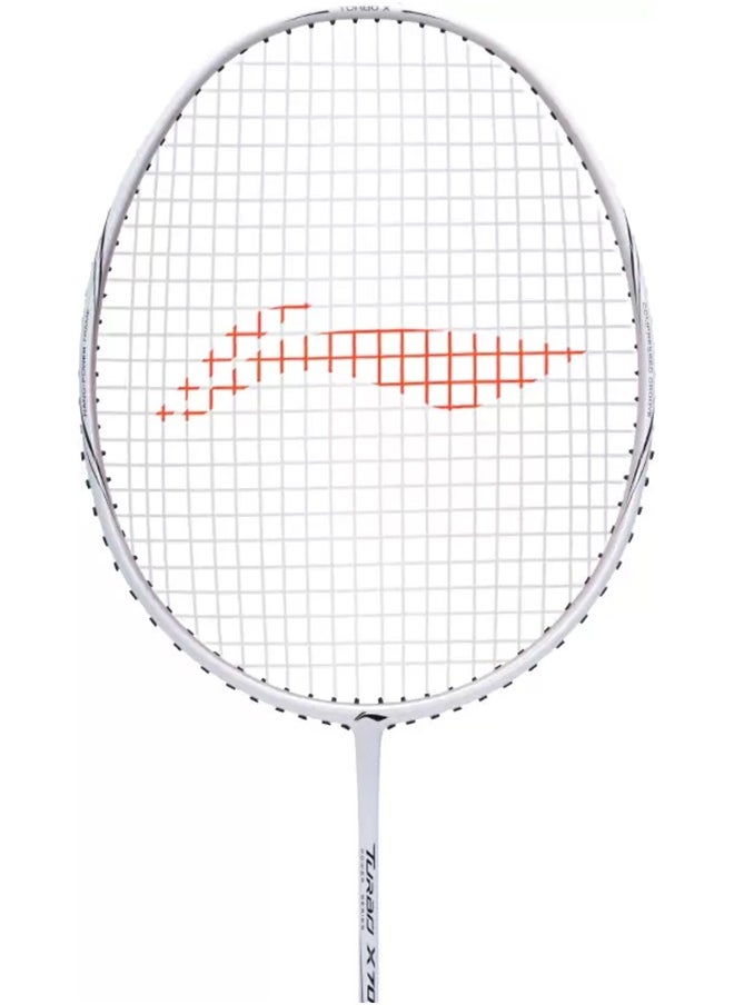 Li-Ning - Turbo Badminton String  X 70 G5 Badminton Racket - White/Black (Strung) - Image 1