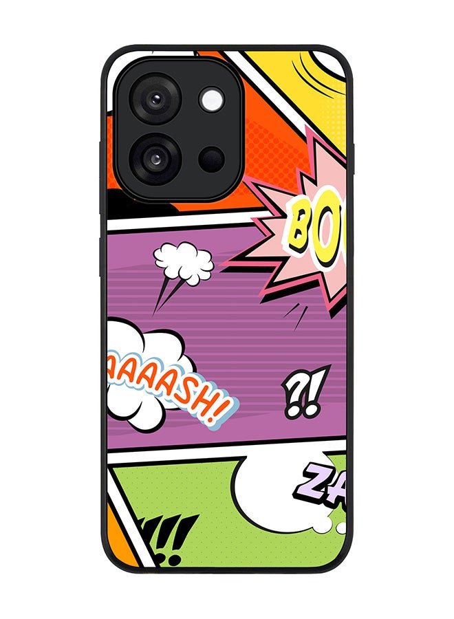 Stylizedd غطاء لهاتف OnePlus 13s / 13T، حماية كاميرا رفيعة، غطاء هاتف مضاد للصدمات - شريط كوميدي - Image 1