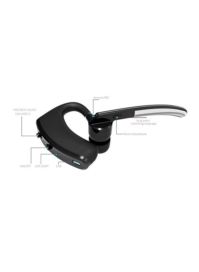 NIBEMINENT V8 Bluetooth 4.0 Headsets Wireless Hands-Free Earphones Stereo Music Headphones Cvc 6.0 For Samsung Phones Black - Image 2