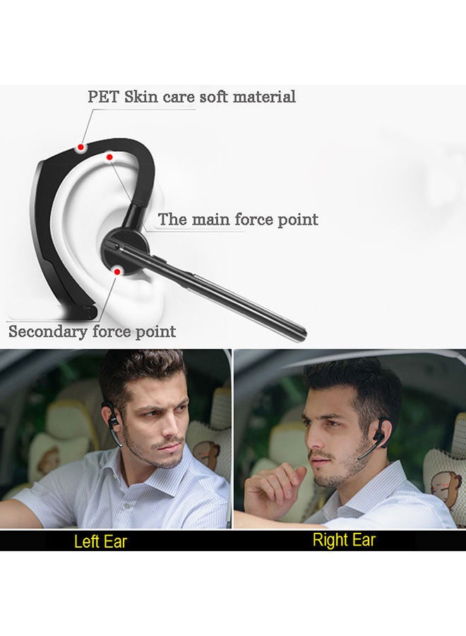 NIBEMINENT V8 Bluetooth 4.0 Headsets Wireless Hands-Free Earphones Stereo Music Headphones Cvc 6.0 For Samsung Phones Black - Image 5