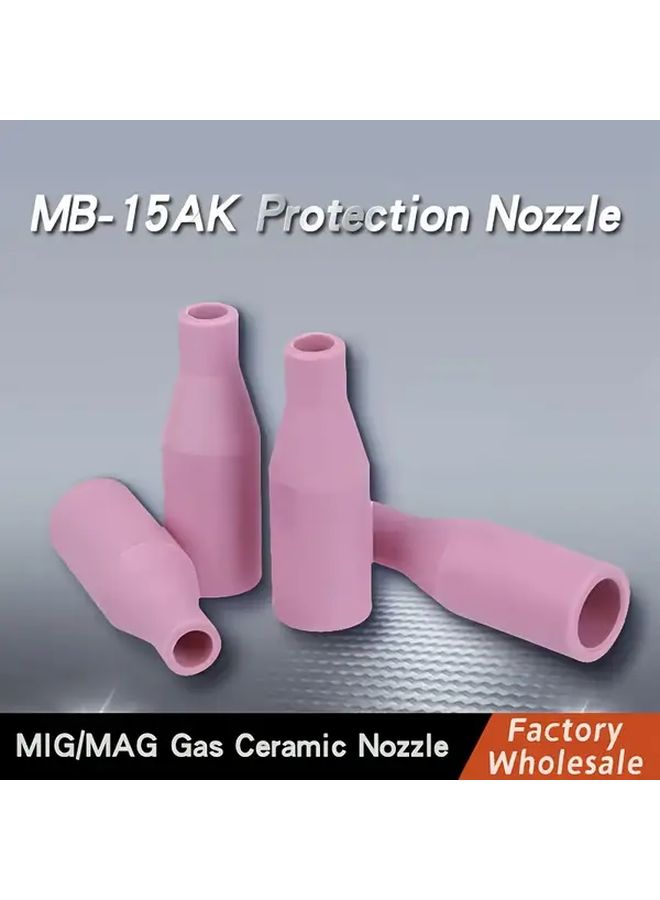 أسلوب يورو مسدس لحام MIG MAG غاز السيراميك فوهة كوب درع حماية MB 15AK 5 قطع - Image 1