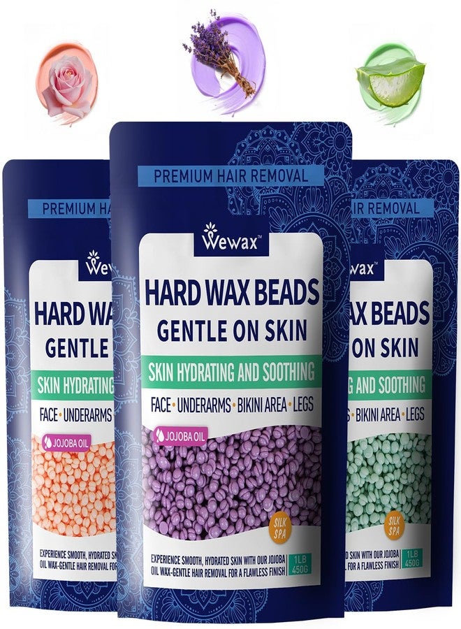Wax Bear 3lb Hard Wax Beads Kit for Hair Removal - WAX ON, HAIR GONE! Wax Beans for Women Men, At Home Brazillian Wax for Coarse Hair, Face, Legs, Arms, All Over Body - Image 1