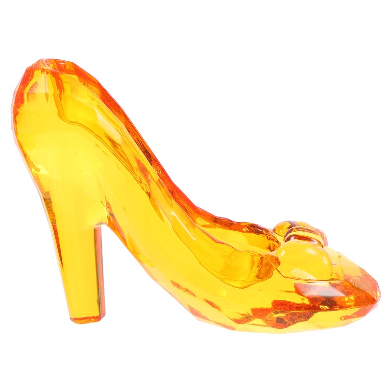 2pcs Crystal Shoe Decor High Heel Shoe Ornament Decorative Crystal Shoe Table Decoration - Image 1