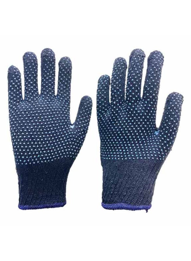 Duravel Knit Work Gloves with Non-Slip Grip Dotted Cotton Hand Gloves for Industrial and Indoor Use - Image 3