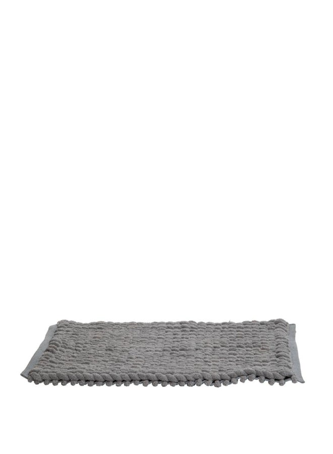 Five Simply Smart Thick Patterned Rectangular Bathmat Light Grey 50 x 75 cm 174629B - Image 2