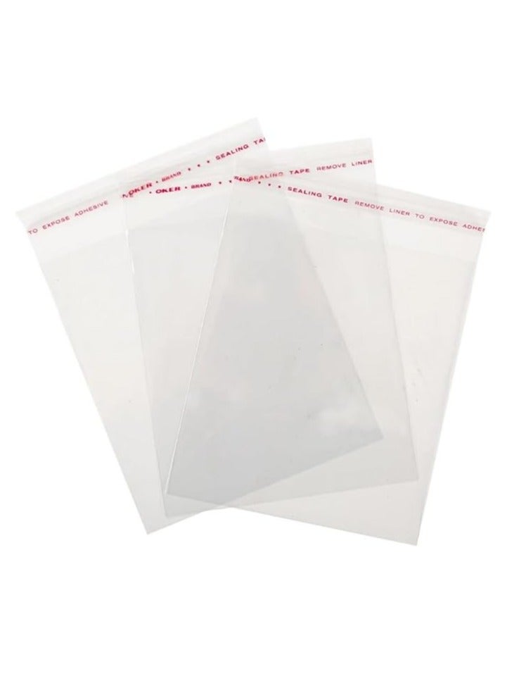 Terabyte 9 x 13 inches Clear Resealable Poly Mailers Bag, [250 Piece] Self-Sealing Plastic Cellophane Cello Bags for Packaging, Clothing, Pants, A4 Documents, Photos - Image 1