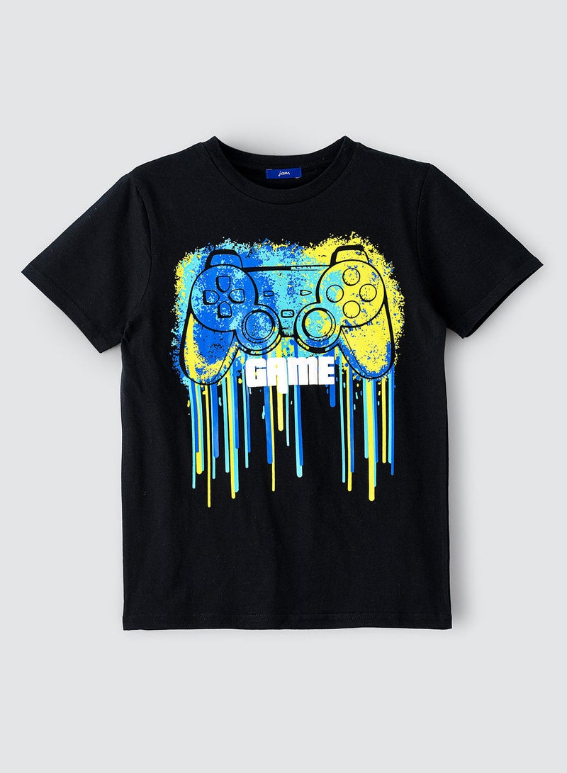 JAM Round neck s/slv knit t-shirt - Image 1