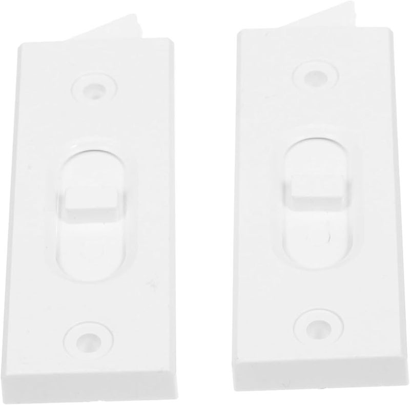 Artibetter Spring Loaded Window Tilt Latches Replacement Parts 1 Pair White - Image 2