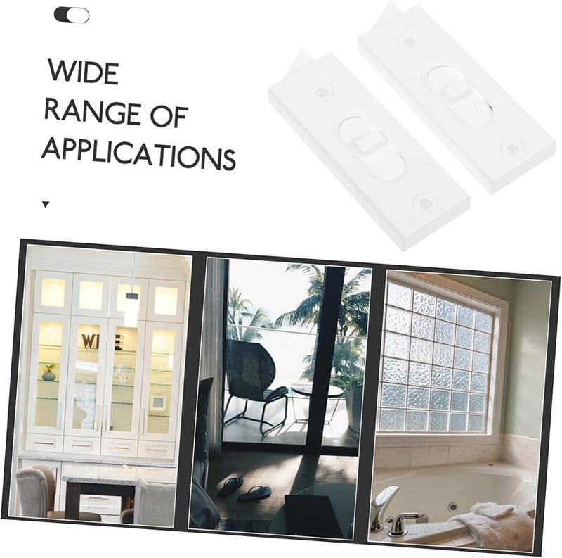 Artibetter Spring Loaded Window Tilt Latches Replacement Parts 1 Pair White - Image 4